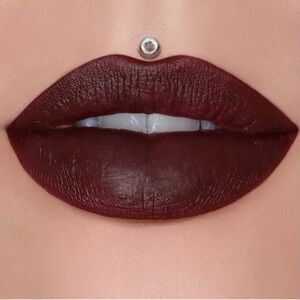 Flash sale Jeffree Star Velvet Trap Lipstick Communion Wine Deep Wine Red